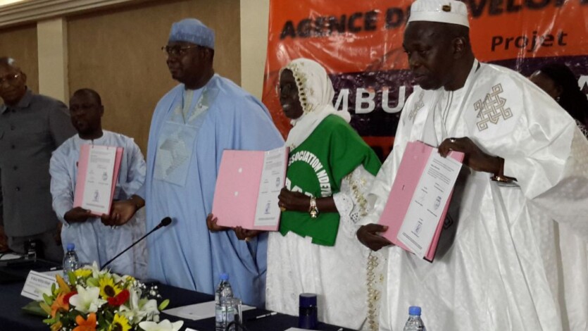 Signature d’une convention